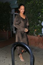 RIHANNA Leaves Giorgio Baldi Restaurant in Santa Monica 12/11/2015