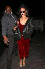 RIHANNA Leaves Giorgio Baldi Restaurant in Santa Monica 12/17/2015