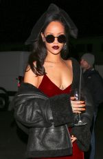 RIHANNA Leaves Giorgio Baldi Restaurant in Santa Monica 12/17/2015