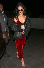 RIHANNA Leaves Giorgio Baldi Restaurant in Santa Monica 12/17/2015