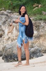 RIHANNA Out and About in Barbados 12/26/2015