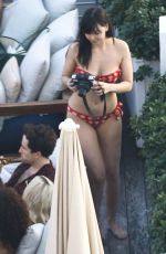 RITA ORA and DAISY LOWE in Bikinis at a Pool in Miami 12/29/2015