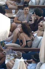 RITA ORA and DAISY LOWE in Bikinis at a Pool in Miami 12/29/2015