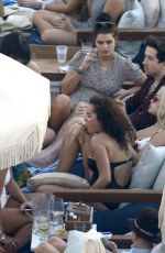 RITA ORA and DAISY LOWE in Bikinis at a Pool in Miami 12/29/2015