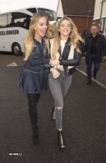RITA ORA and LOUISA JOHNSON on the Set of X Factor in Greys 12/07/2015