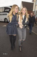 RITA ORA and LOUISA JOHNSON on the Set of X Factor in Greys 12/07/2015