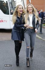 RITA ORA and LOUISA JOHNSON on the Set of X Factor in Greys 12/07/2015