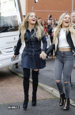 RITA ORA and LOUISA JOHNSON on the Set of X Factor in Greys 12/07/2015
