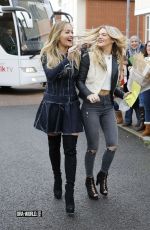 RITA ORA and LOUISA JOHNSON on the Set of X Factor in Greys 12/07/2015