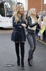 RITA ORA and LOUISA JOHNSON on the Set of X Factor in Greys 12/07/2015