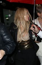 RITA ORA Arrives at China Tang Restaurnt in London 11/30/2015