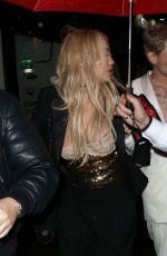 RITA ORA Arrives at China Tang Restaurnt in London 11/30/2015