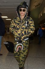 RITA ORA at Heathrow Airport in London 12/24/2015