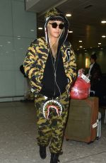 RITA ORA at Heathrow Airport in London 12/24/2015