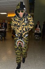 RITA ORA at Heathrow Airport in London 12/24/2015