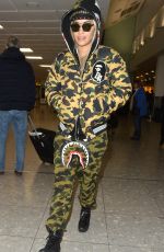 RITA ORA at Heathrow Airport in London 12/24/2015