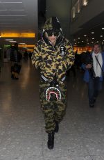 RITA ORA at Heathrow Airport in London 12/24/2015