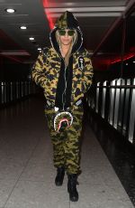 RITA ORA at Heathrow Airport in London 12/24/2015