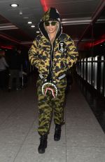 RITA ORA at Heathrow Airport in London 12/24/2015