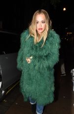RITA ORA Leaves Groucho Club in London 12/15/2015