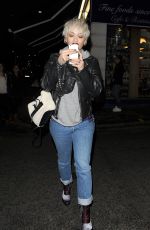 RITA ORA Leaves Pizzaexpress in Notting Hill in London 12/09/2015