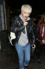 RITA ORA Leaves Pizzaexpress in Notting Hill in London 12/09/2015