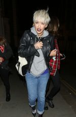 RITA ORA Leaves Pizzaexpress in Notting Hill in London 12/09/2015