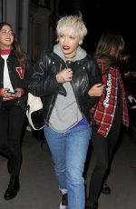 RITA ORA Leaves Pizzaexpress in Notting Hill in London 12/09/2015