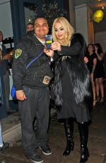 RITA ORA Leaves Vas J Morgan