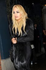 RITA ORA Leaves Vas J Morgan