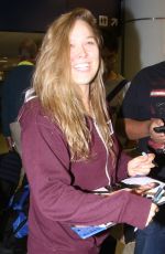 RONDA ROUSEY Arrives at Los Angeles itnernational Airport 12/12/2015