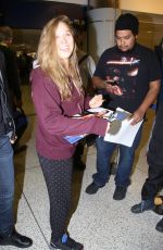 RONDA ROUSEY Arrives at Los Angeles itnernational Airport 12/12/2015
