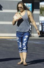 RONDA ROUSEY Gets a Drink from a Starbucks in Los Anfgeles 12/20/2015