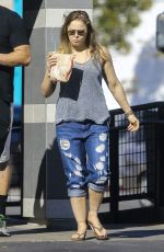 RONDA ROUSEY Gets a Drink from a Starbucks in Los Anfgeles 12/20/2015