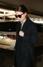 ROONEY MARA Arrives at Los Angeles International Airport 12/05/2015