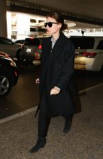 ROONEY MARA Arrives at Los Angeles International Airport 12/05/2015