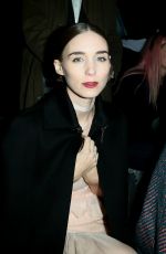 ROONEY MARA at Chanel Fashion Show in Rome 12/01/2015