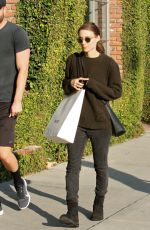 ROONEY MARA Out Shopping in Los Angeles 12/09/2015