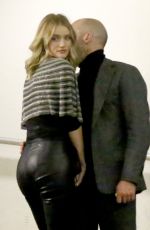 ROSIE HUNTINGTON-WHITELEY at Ebaldi Restaurant in Beverly Hills 12/17/2015