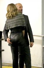ROSIE HUNTINGTON-WHITELEY at Ebaldi Restaurant in Beverly Hills 12/17/2015