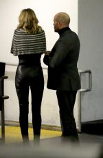 ROSIE HUNTINGTON-WHITELEY at Ebaldi Restaurant in Beverly Hills 12/17/2015