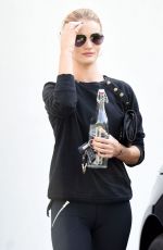 ROSIE HUNTINGTON-WHITELEY Leaves a Pilates Class in West Hollywood 11/30/2015