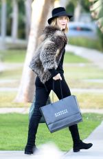 ROSIE HUNTINGTON-WHITELEY Out Shopping in Beverly Hills 12/18/2015