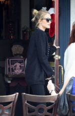ROSIE HUNTINGTON-WHITLEY at Le Conversation Cafe in West Hollywood 12/05/2015