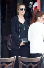 ROSIE HUNTINGTON-WHITLEY at Le Conversation Cafe in West Hollywood 12/05/2015