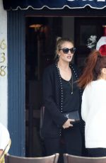 ROSIE HUNTINGTON-WHITLEY at Le Conversation Cafe in West Hollywood 12/05/2015