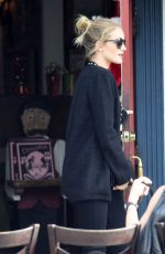 ROSIE HUNTINGTON-WHITLEY at Le Conversation Cafe in West Hollywood 12/05/2015