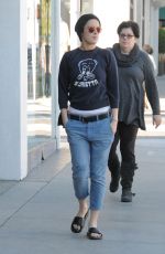 RUMER WILLIS Out and About in Beverly Hills 12/17/2015