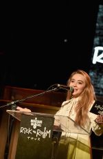 SABRINA CARPENTER at Musicians on Call Rock the Room Tour in West Hollywood 12/01/2015