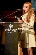 SABRINA CARPENTER at Musicians on Call Rock the Room Tour in West Hollywood 12/01/2015